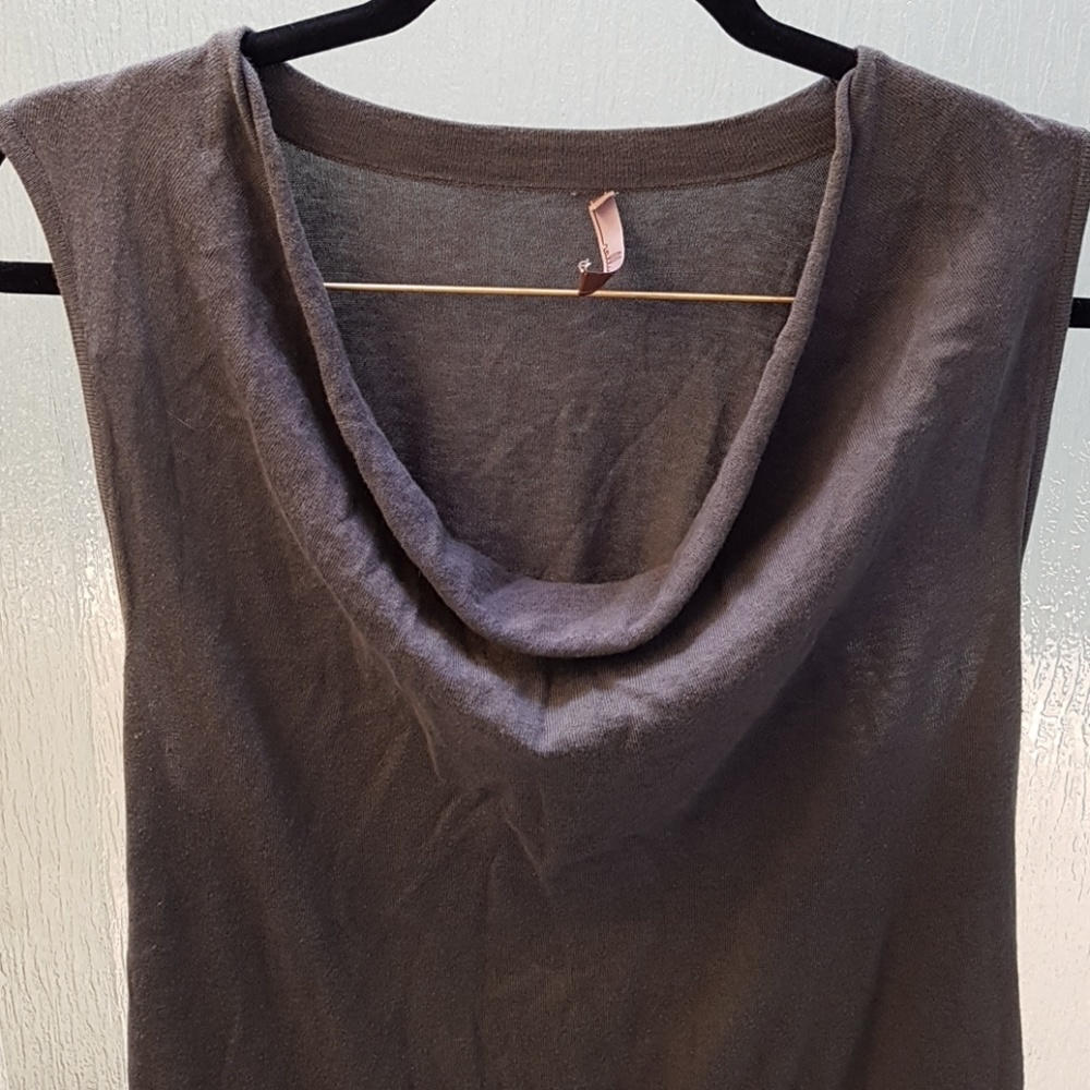 Cullen slate blue L/XL cotton cashmere dress